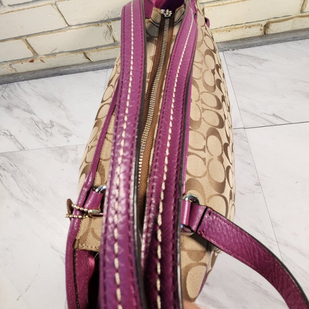 Euc Vintage Coach Park Signature Carrie Tote Bag Purse/Wallet - Picture 5 of 15